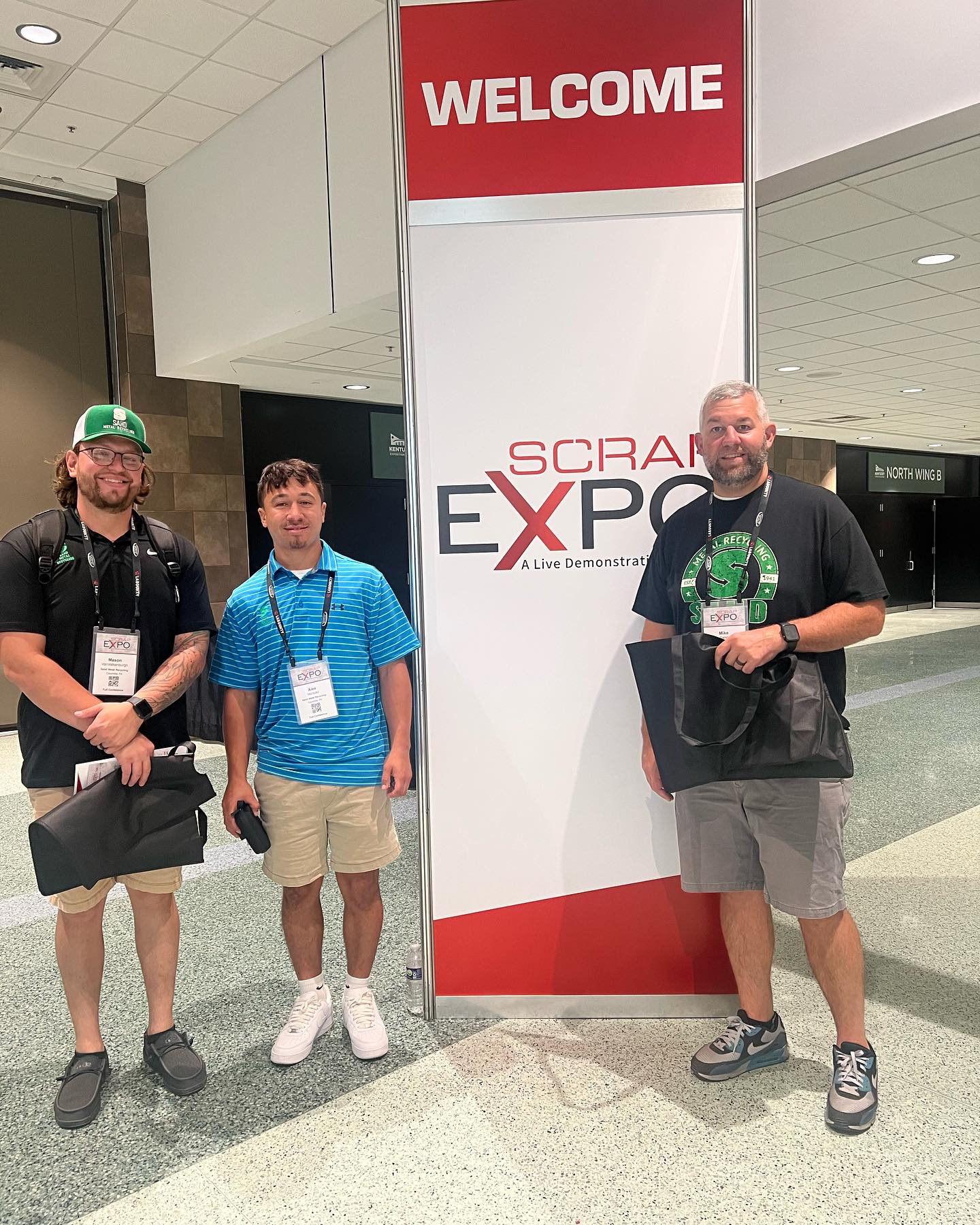 Sahd Metal Crew at the Second Annual 2023 Scrap Expo in Louisville, KY