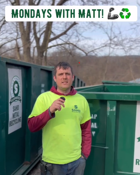 Dumpsters, Tubs, Drums and More!! Columbia, PA Sahd Metal Recycling